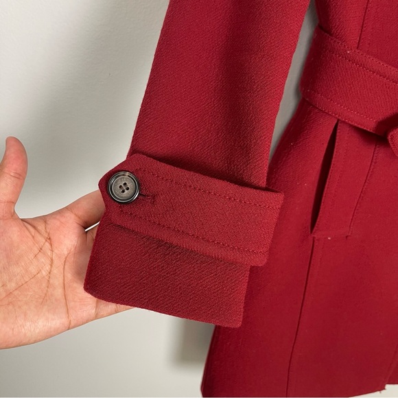 J. Crew Double Cloth Belted Wool Trench Coat - Picture 5 of 16